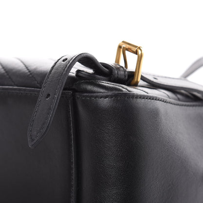 Gucci Calfskin Matelasse GG Marmont Backpack Black 10 of 17