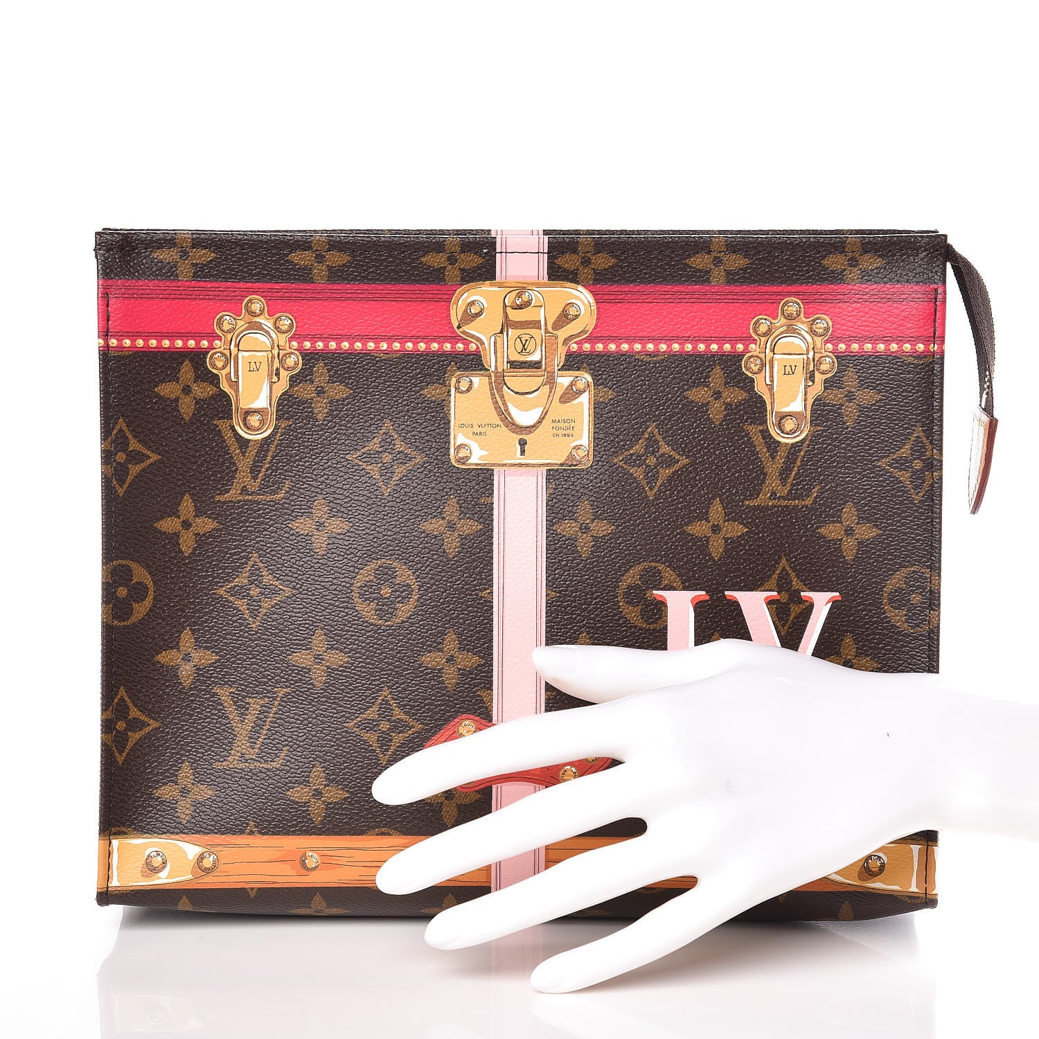 Louis Vuitton Monogram Summer Trunks Toiletry Pouch 26 2 of 9