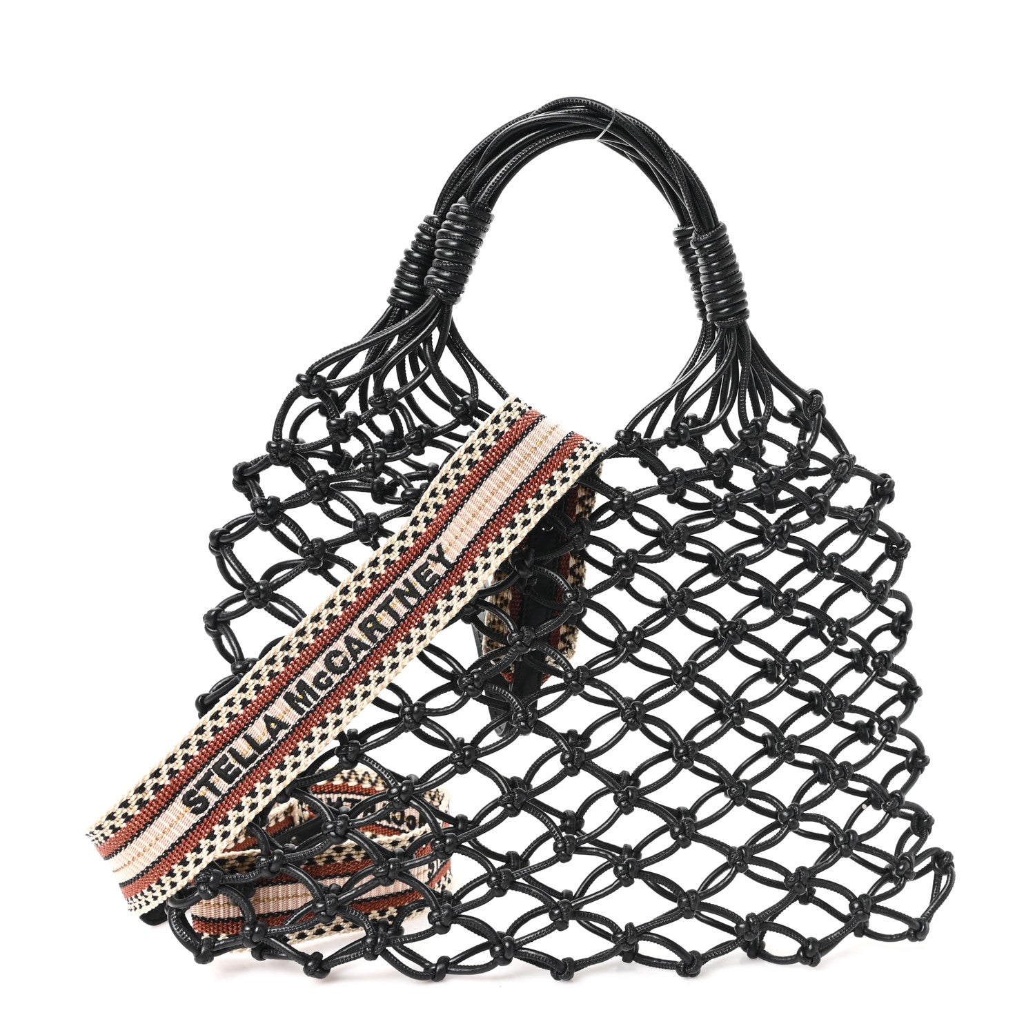 Stella McCartney Alter Nappa Knotted Structure Tote Black 1 of 8