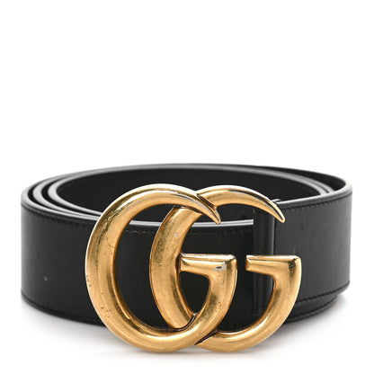Gucci Calfskin Double G 40mm Belt 90 36 Black 1 of 5