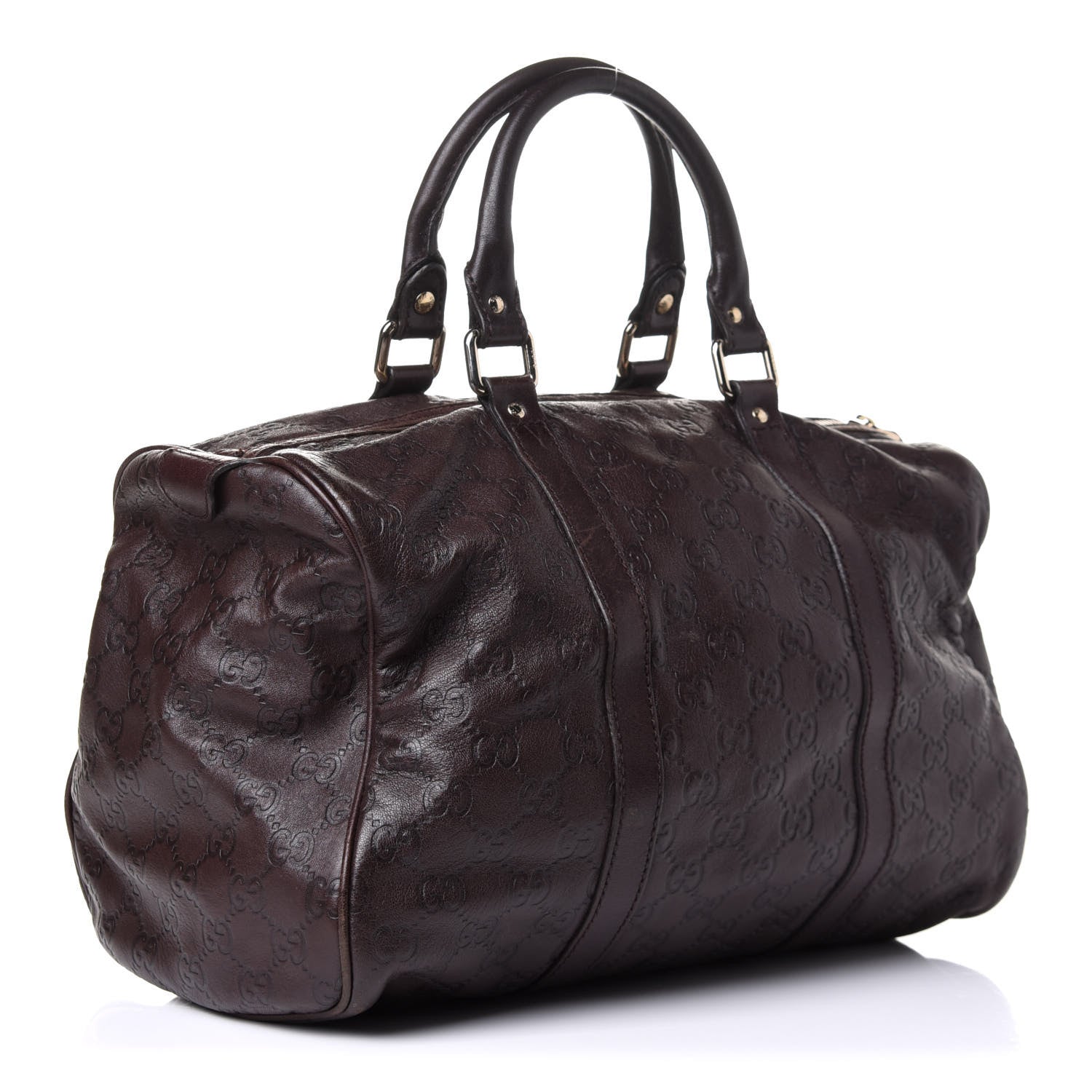 Gucci Guccissima Medium Joy Boston Dark Brown 3 of 12