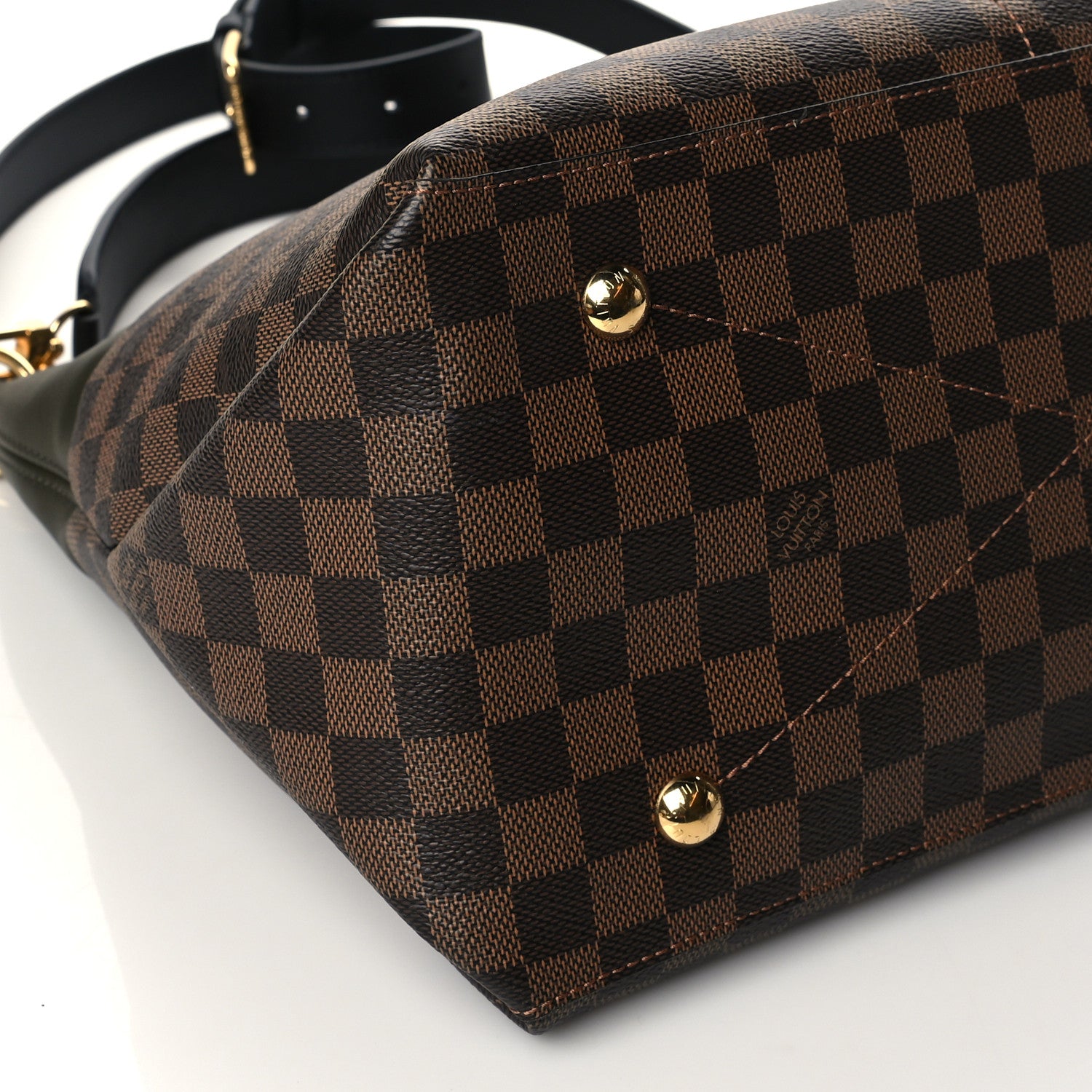 Louis Vuitton Damier Ebene Calfskin Maida Khaki 8 of 9
