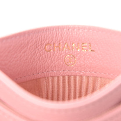 Chanel Calfskin Timeless CC Card Holder Light Pink 6 of 9