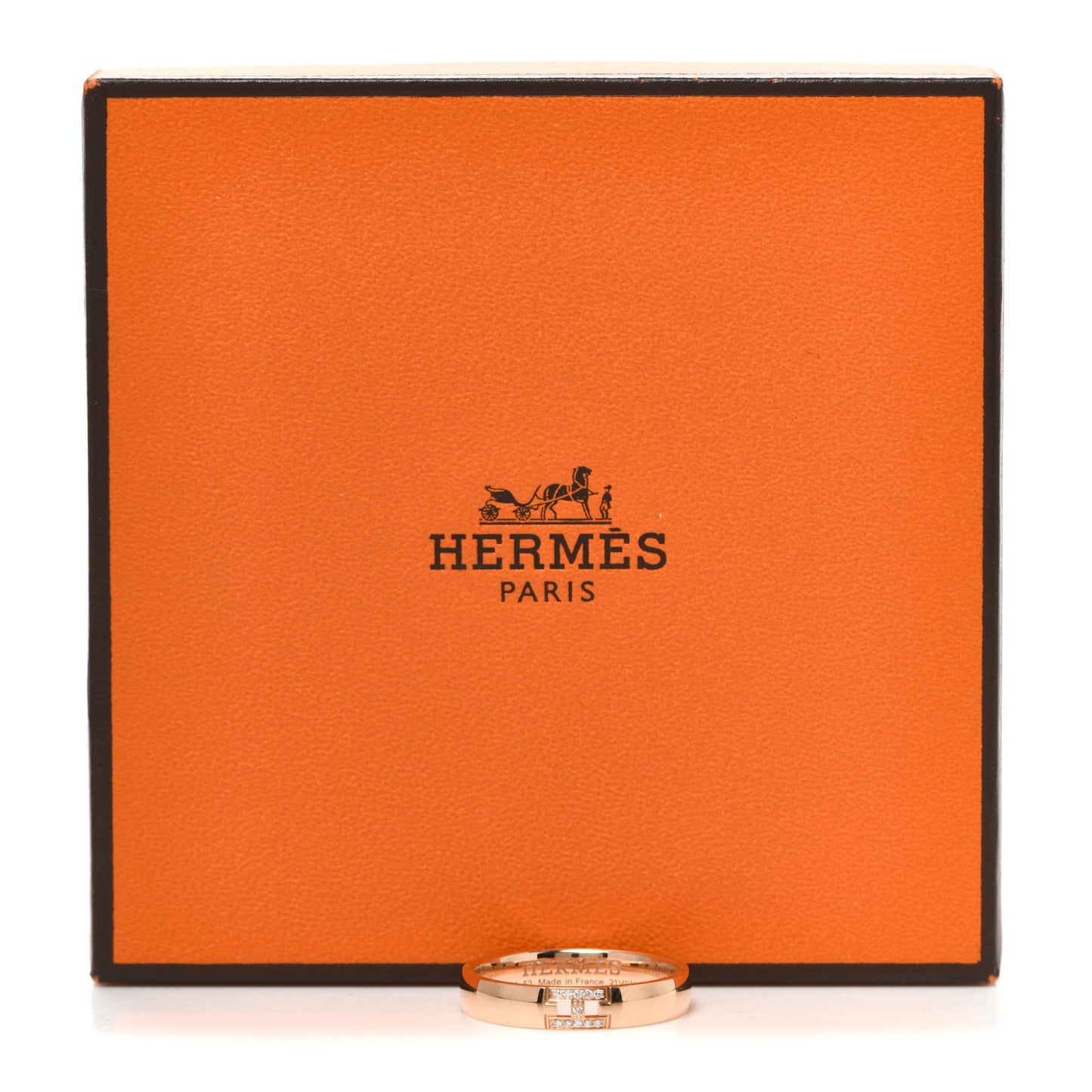 18K Rose Gold Diamond Ever Herakles Wedding Band Ring 53 6.25