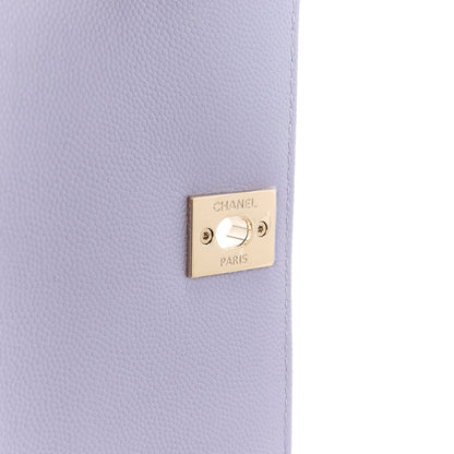 Chanel Caviar Quilted Mini Coco Handle Flap Light Purple 6 of 11