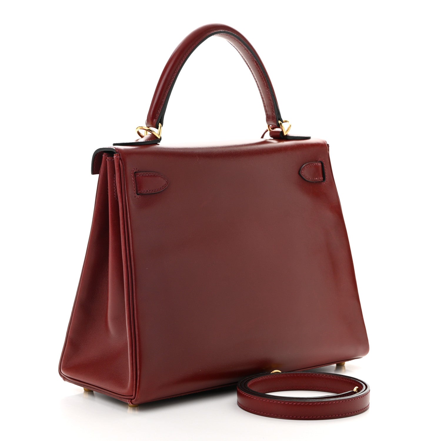 Hermes Box Kelly Retourne 28 Rouge H 3 of 11