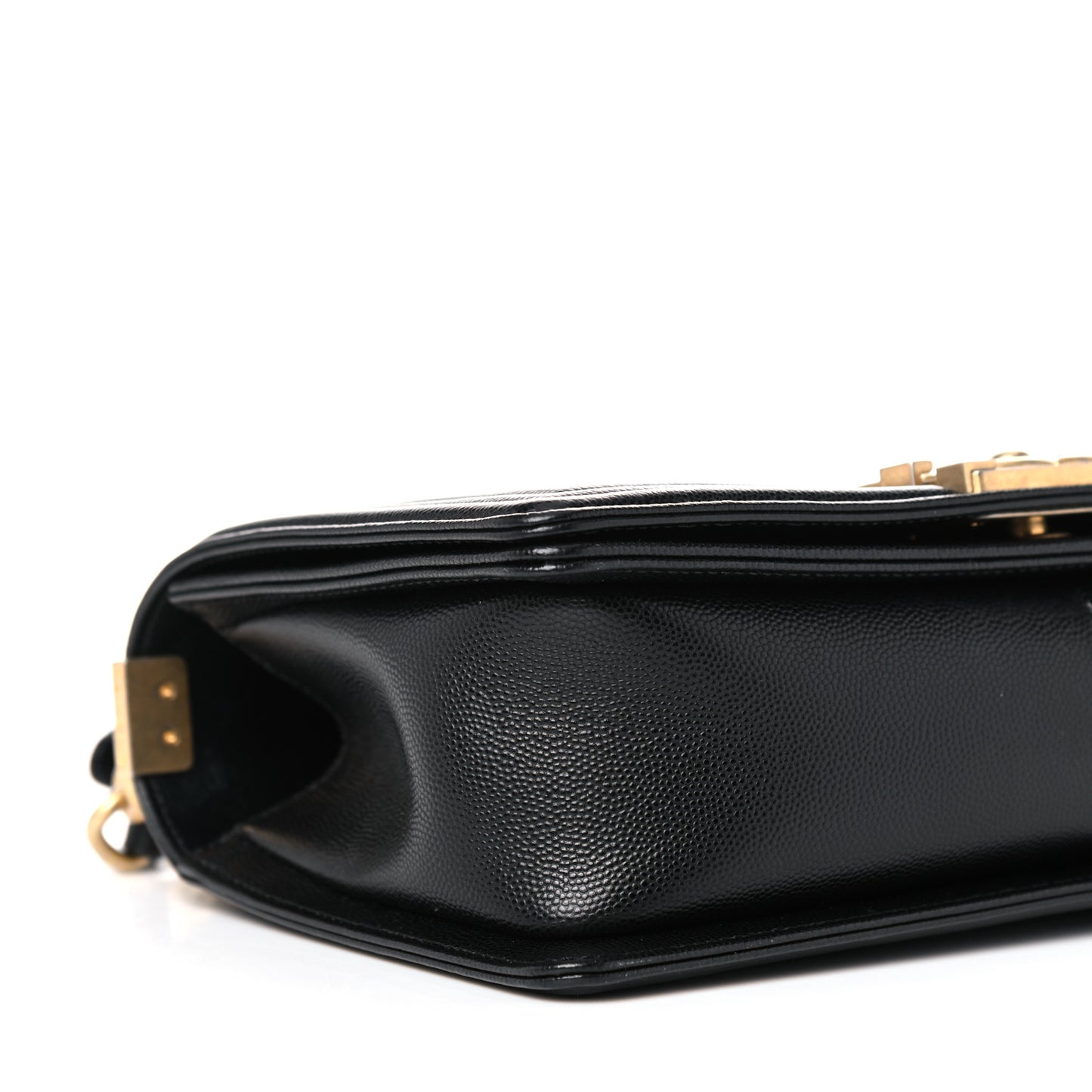 Caviar Quilted Medium Boy Flap Black