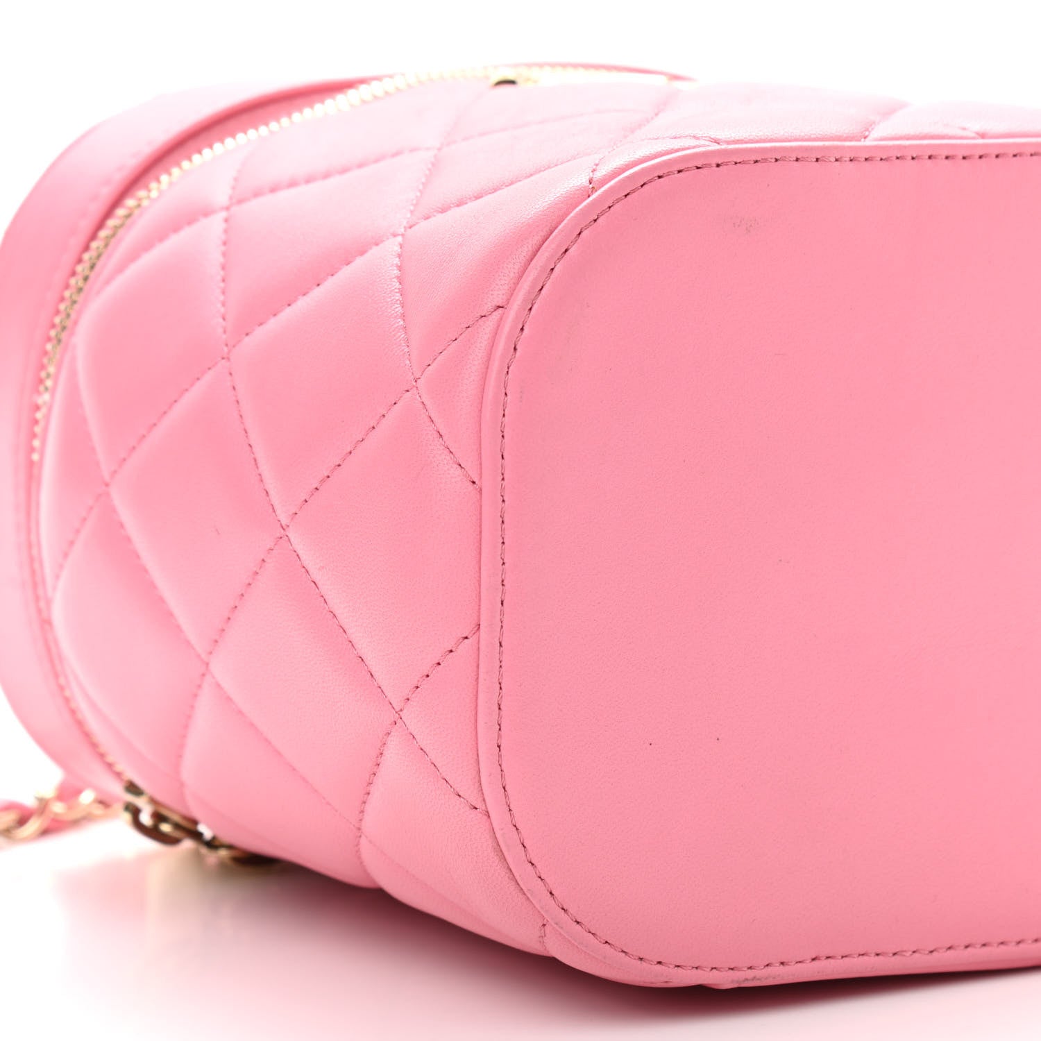 Chanel Lambskin Quilted Trendy Vanity Case Pink 9 of 11
