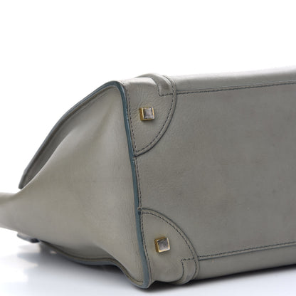 Celine Smooth Calfskin Mini Luggage Grey 9 of 14