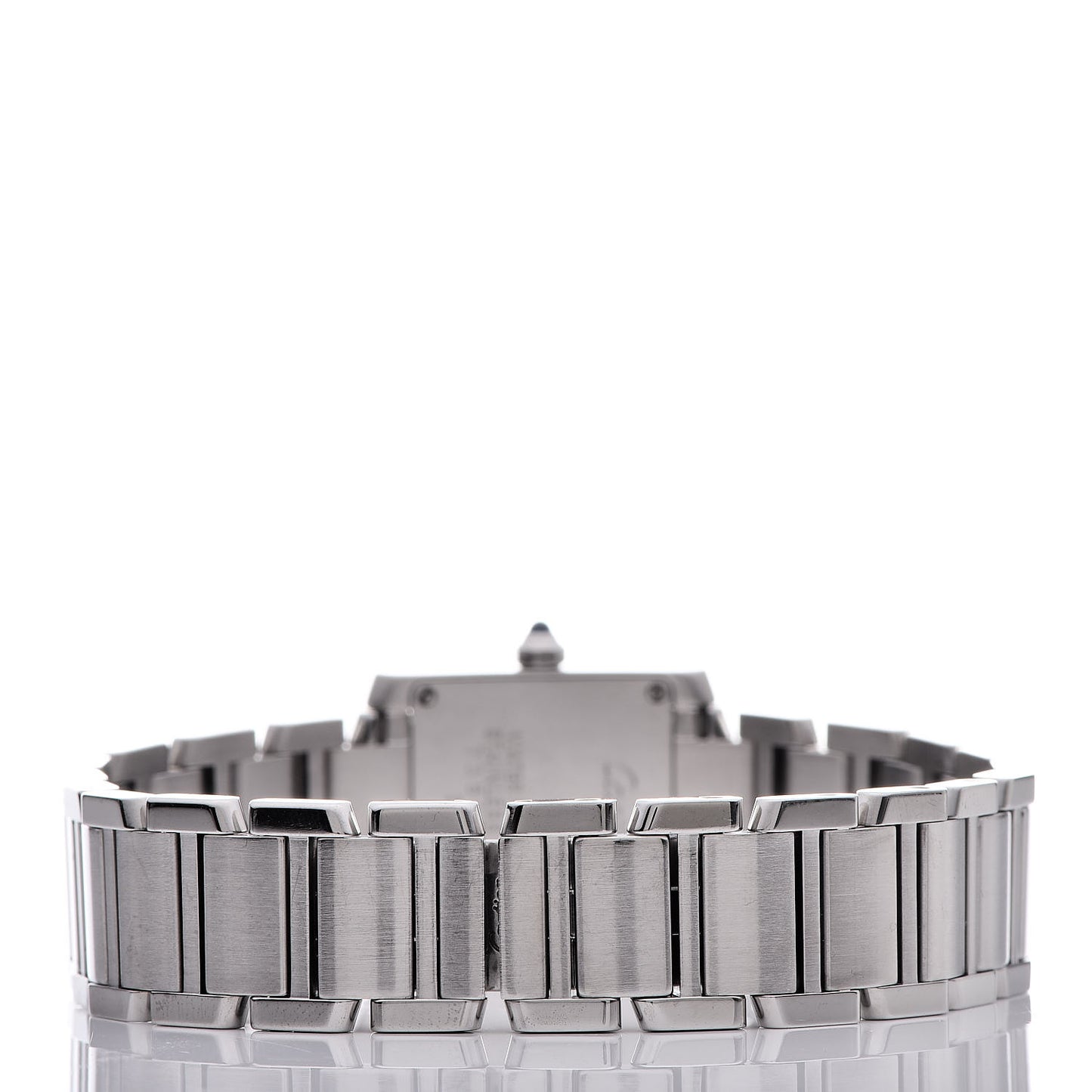 Stainless Steel 20mm Tank Francaise Quartz Watch