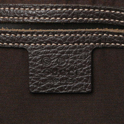 Gucci Crystal Monogram Medium Abbey Shoulder Bag Dark Brown 6 of 16