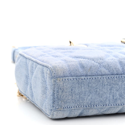 Christian Dior Denim Macrocannage Lady D-Joy Blue 8 of 9