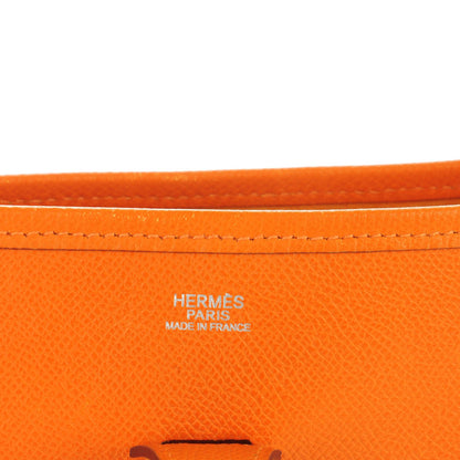 Hermes Epsom Evelyne II PM Orange 7 of 9