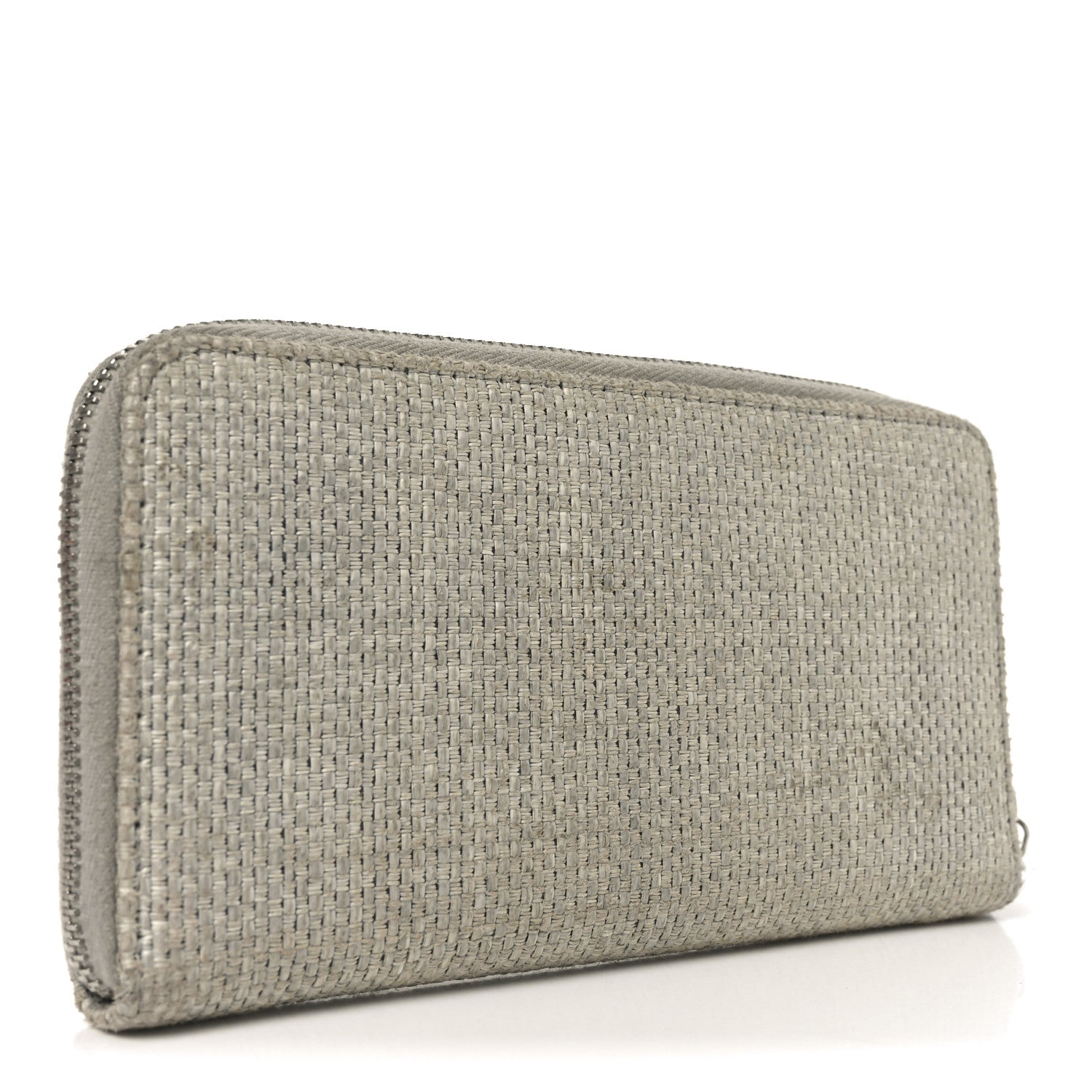 Chanel Canvas Deauville Zip Around Wallet Grey 1867642 – FASHIONPHILE