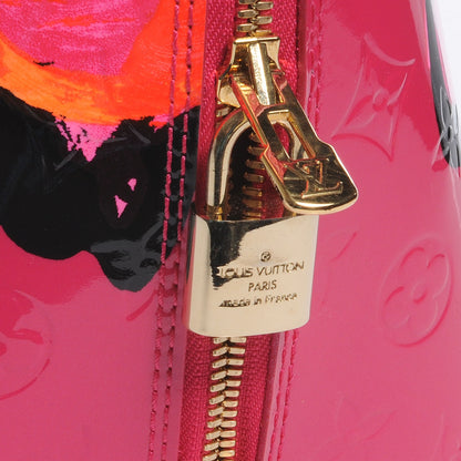 Louis Vuitton Vernis Roses Alma MM Rose Pop 4 of 8