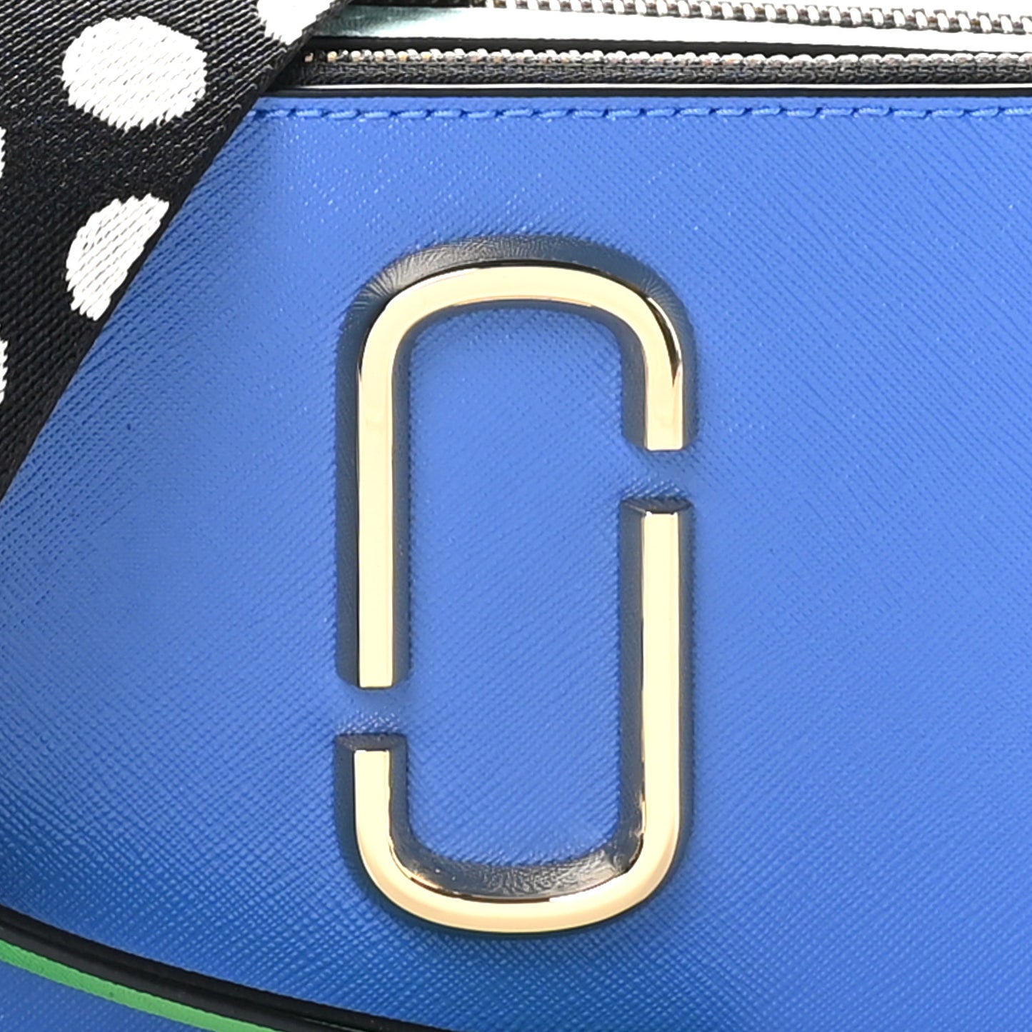 Saffiano Small Snapshot Camera Bag Brilliant Blue Multicolor