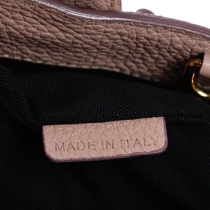 Burberry Grainy Calfskin House Check Small Banner Tote Nude Blush 7 of 8