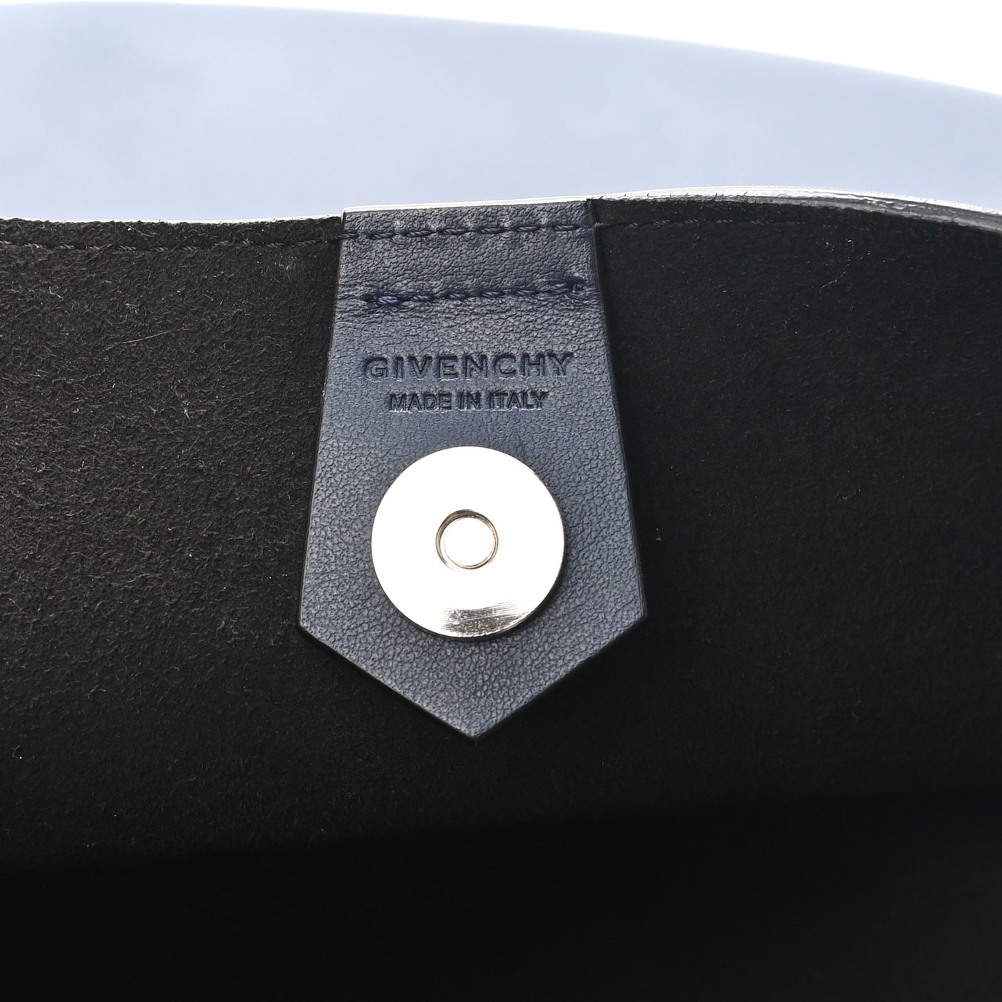 Calfskin Infinity Hobo Bag Navy