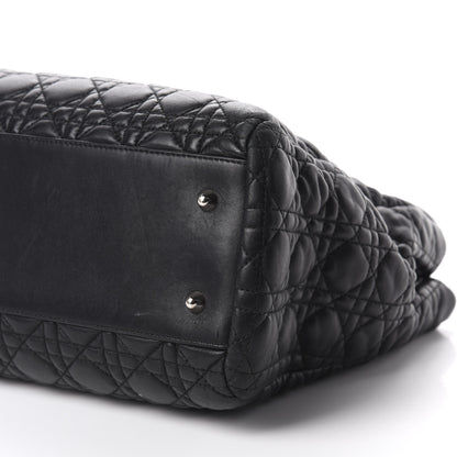Christian Dior Lambskin Cannage Large Dior Soft Shopping Tote Black 7 of 11