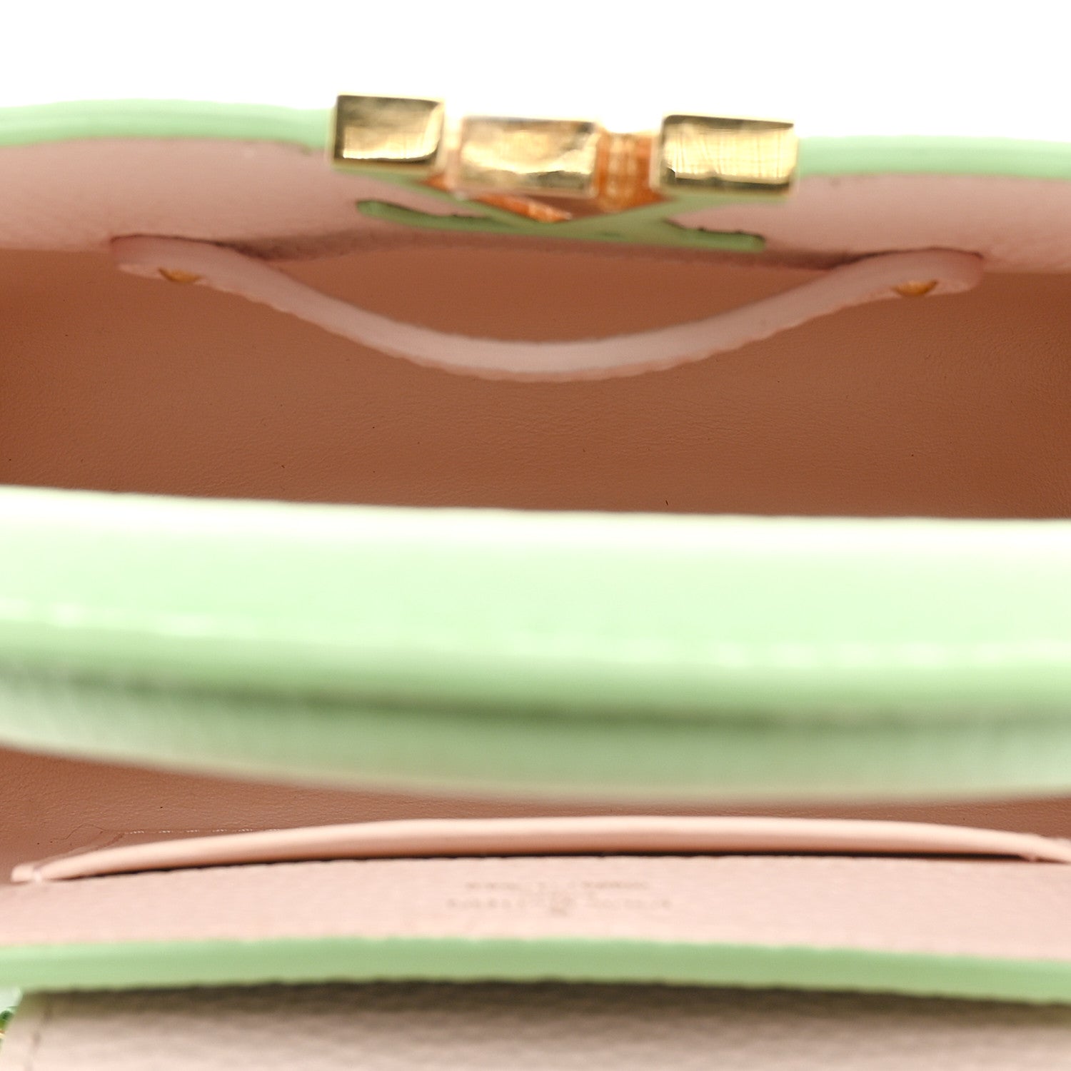 Louis Vuitton Taurillon Mini Capucines Vert Pomme 5 of 9