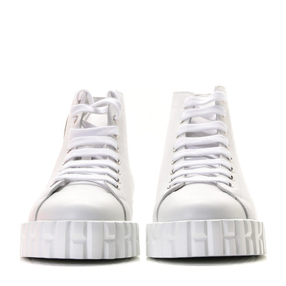 Hermes Calfskin Womens Climb Sneakers 38.5 White 2 of 9