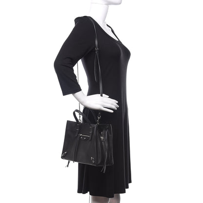 Balenciaga Veau Papier A6 Zip Around Tote Black 2 of 11