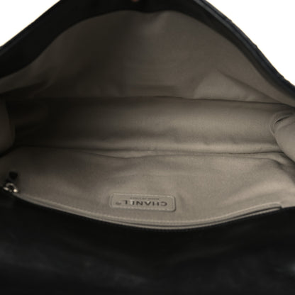 Chanel Calfskin CC Crave Reissue Crown Jumbo Flap Black 5 of 11