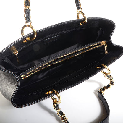 Chanel Caviar Grand Shopping Tote GST Black 4 of 6