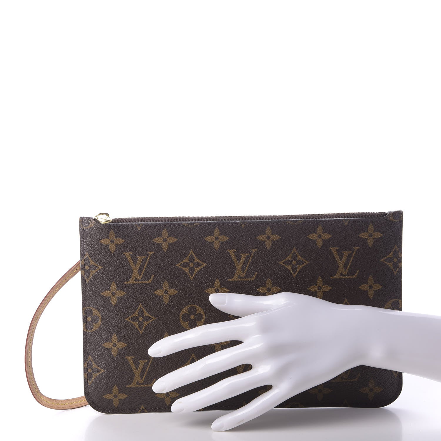 Louis Vuitton Monogram Neverfull MM GM Pochette 2 of 8