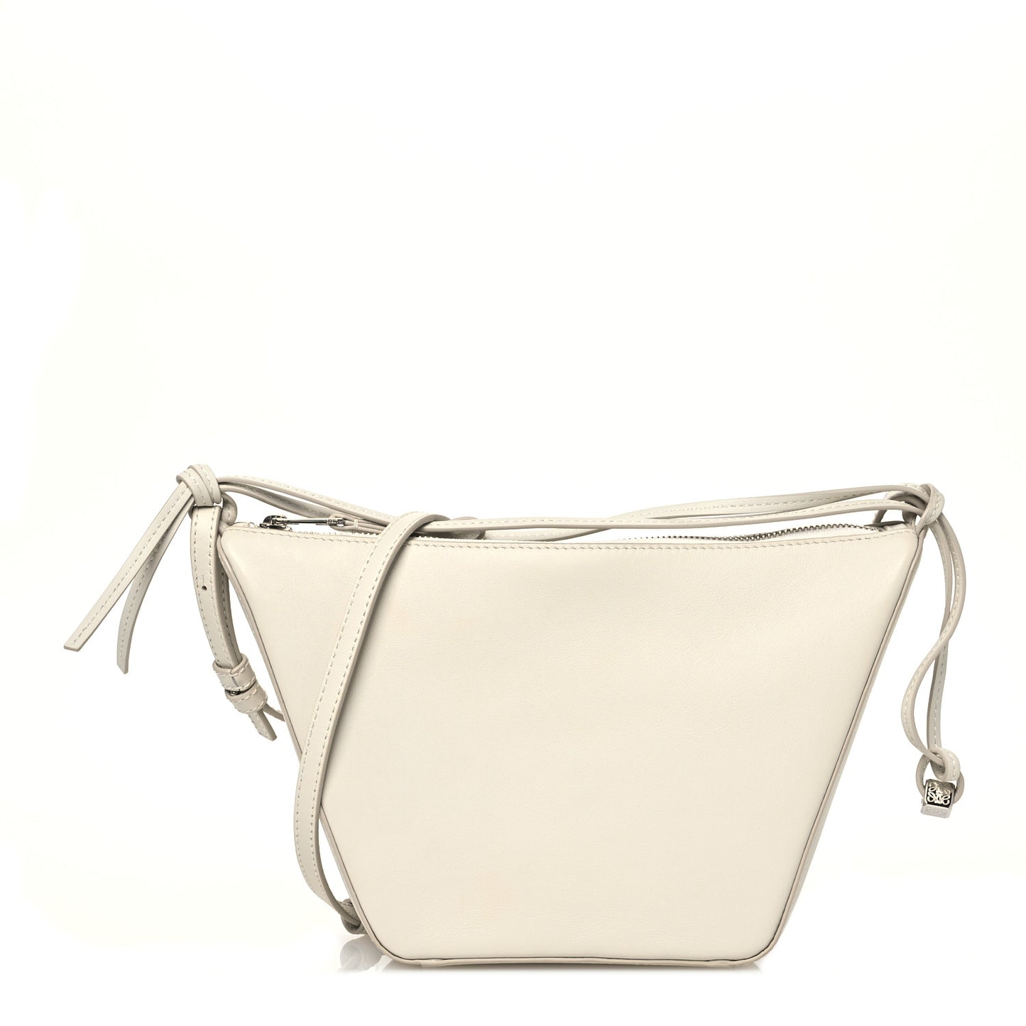 Calfskin Mini Hammock Hobo Soft White