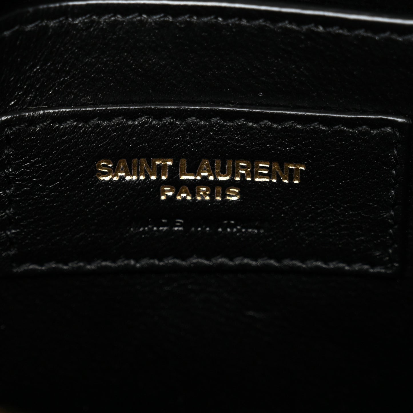 Calfskin Y Quilted Monogram Small Loulou Chain Satchel Black