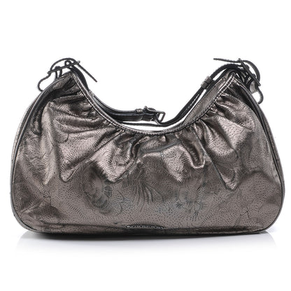 Burberry Lace Leather Avondale Hobo Metallic 1 of 8