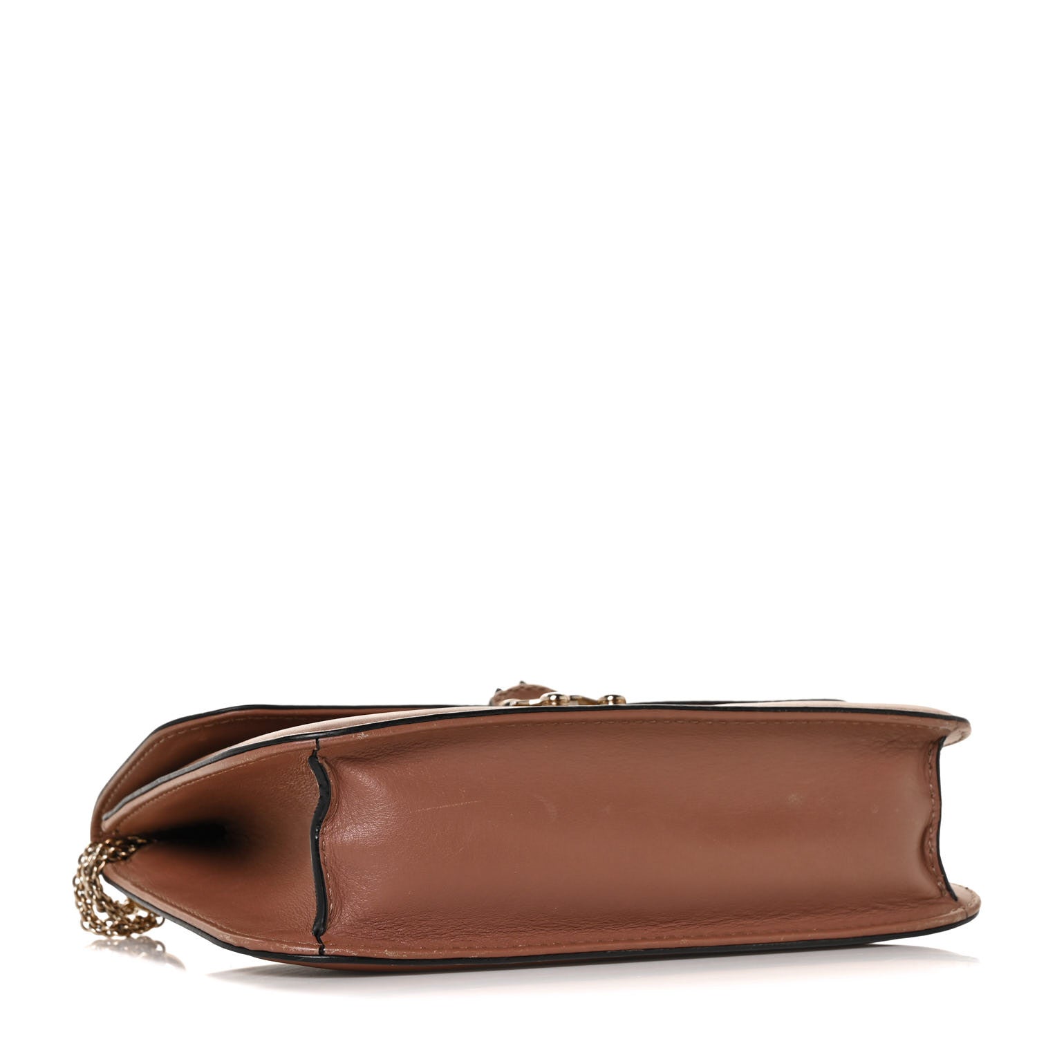 Valentino Garavani Vitello Medium Glam Lock Rockstud Flap Brownish 3 of 8