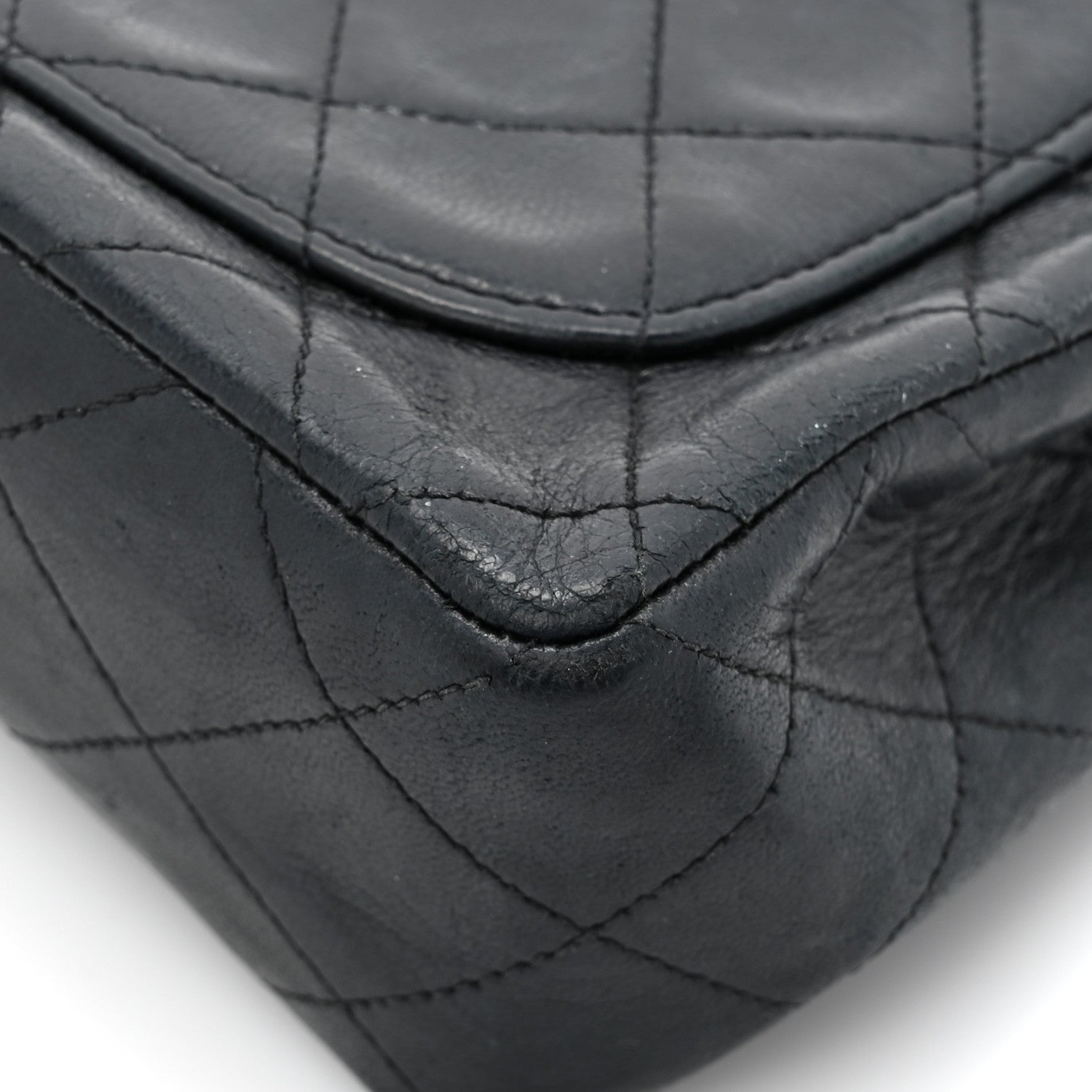 Chanel Lambskin Quilted Mini Square Flap Bag Black 19 of 19