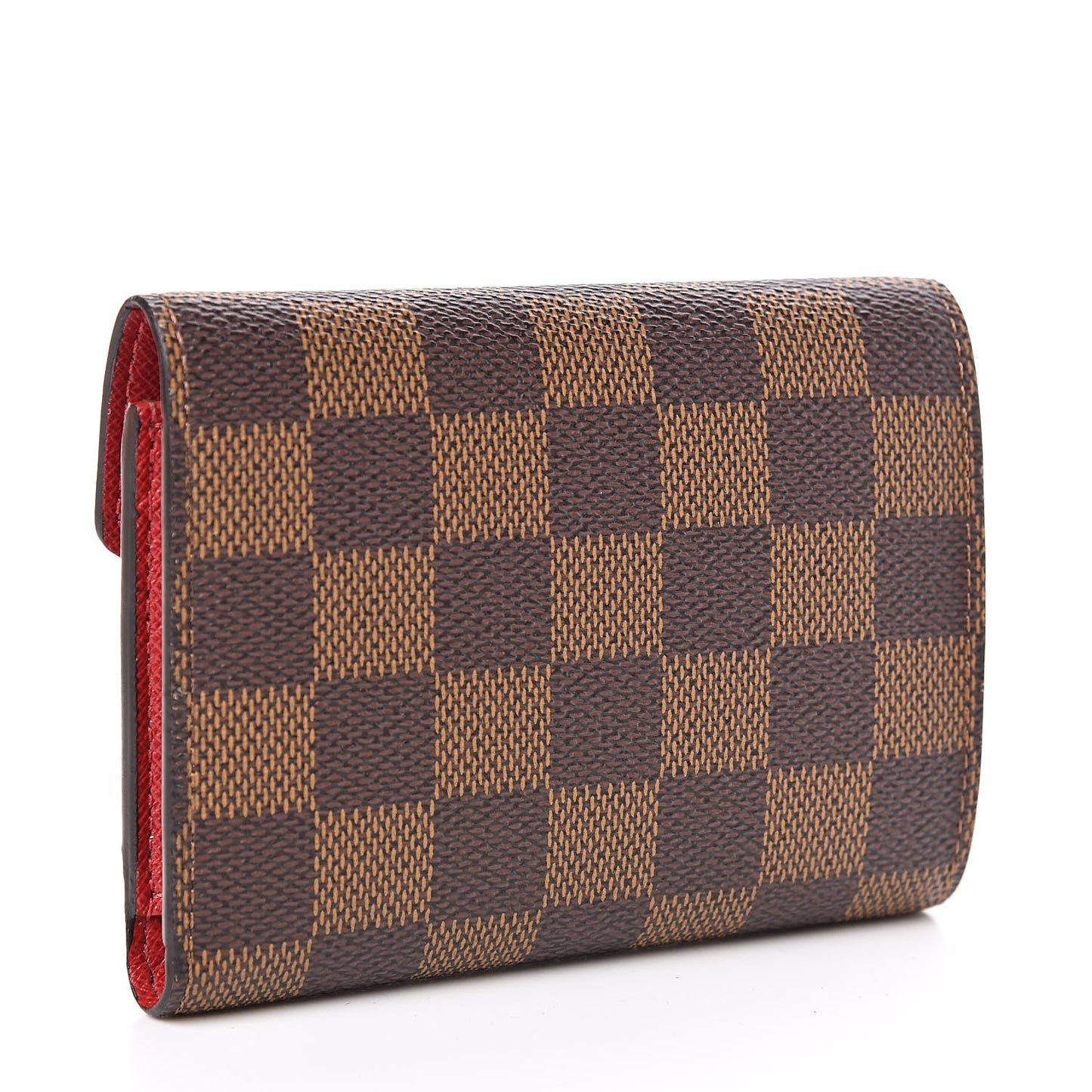 Damier Ebene Victorine Wallet Red