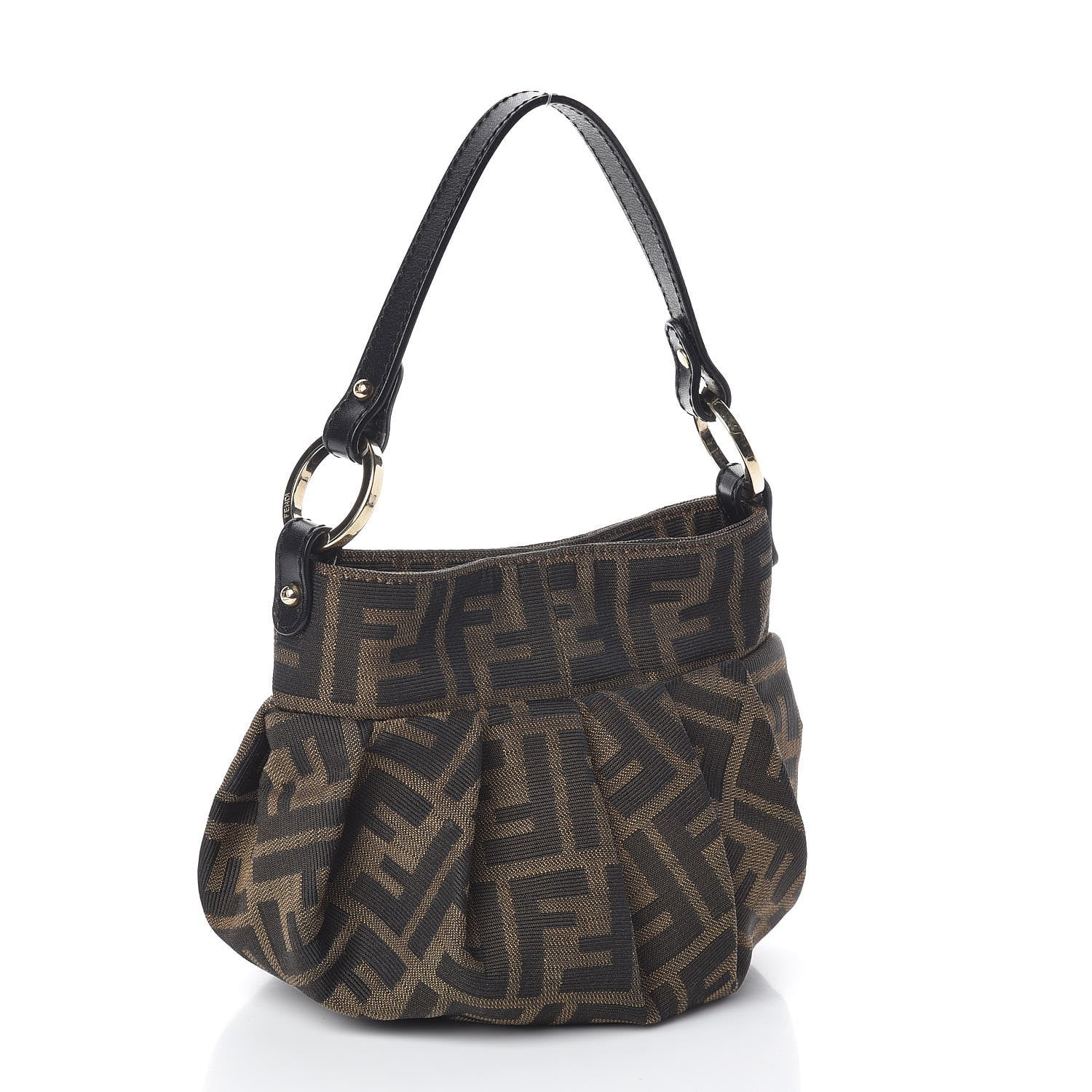 Fendi Zucca Mini Chef Hobo Tobacco 3 of 8