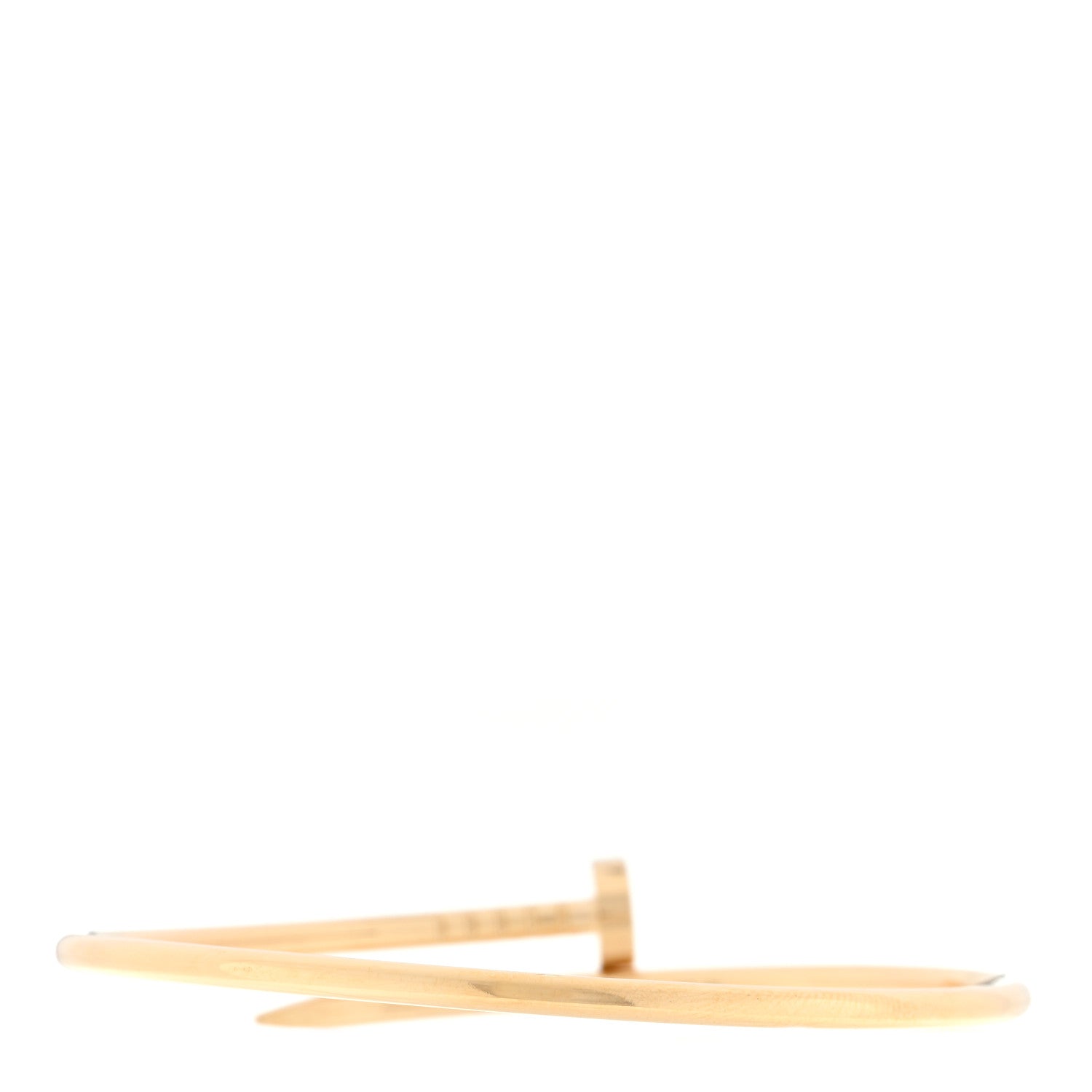 Cartier 18K Yellow Gold Small Juste Un Clou Bracelet 17 2 of 3