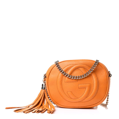 Gucci Cellarius Calfskin Mini Soho Chain Bag Curcuma 1 of 10