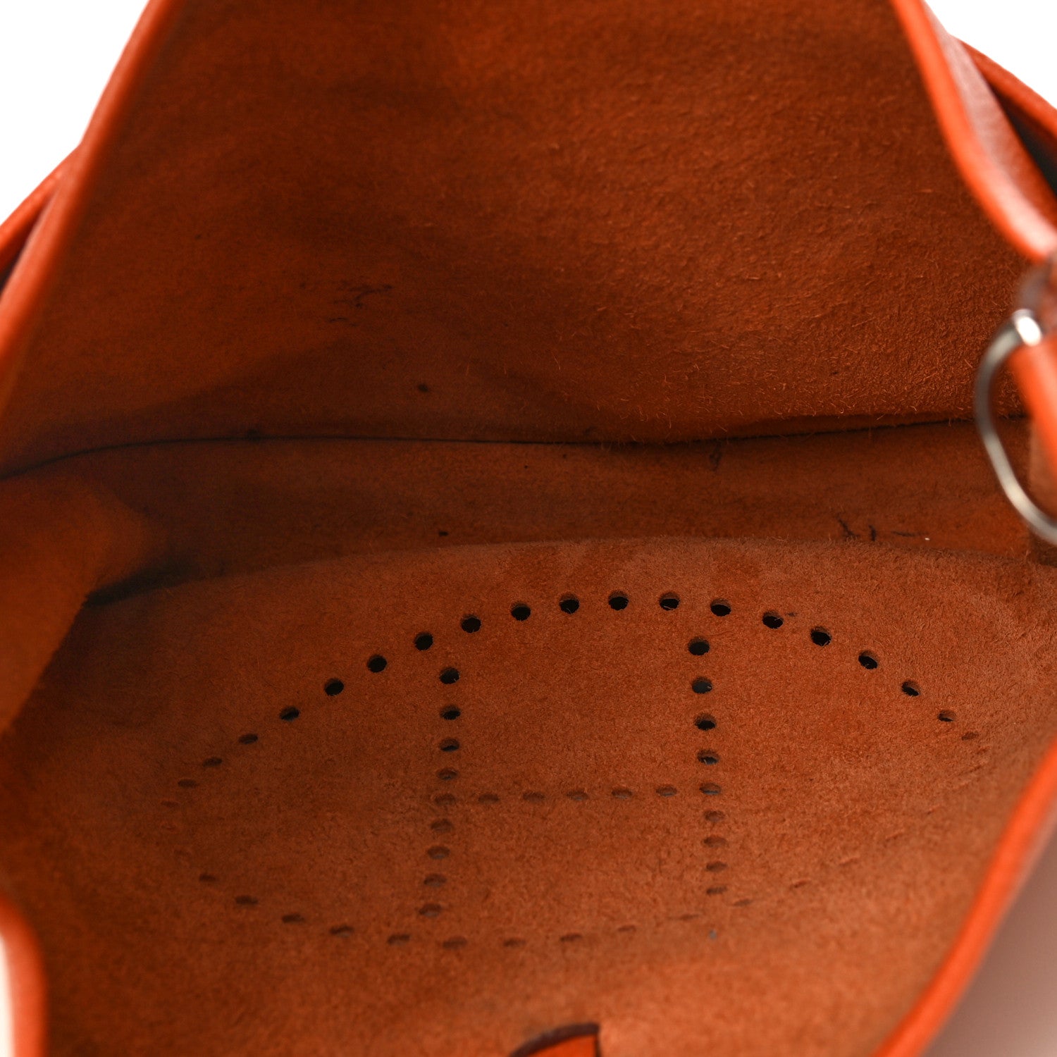 Hermes Taurillon Clemence Evelyne III GM Orange 4 of 19
