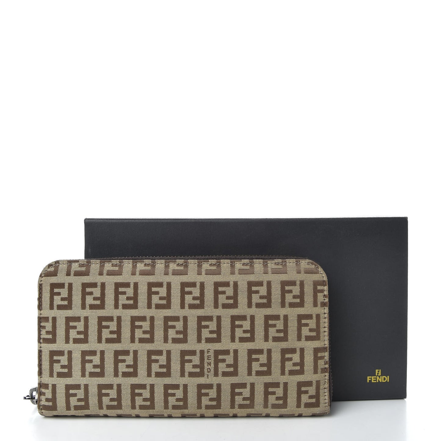 Zucchino Zip Around Wallet Dark Brown