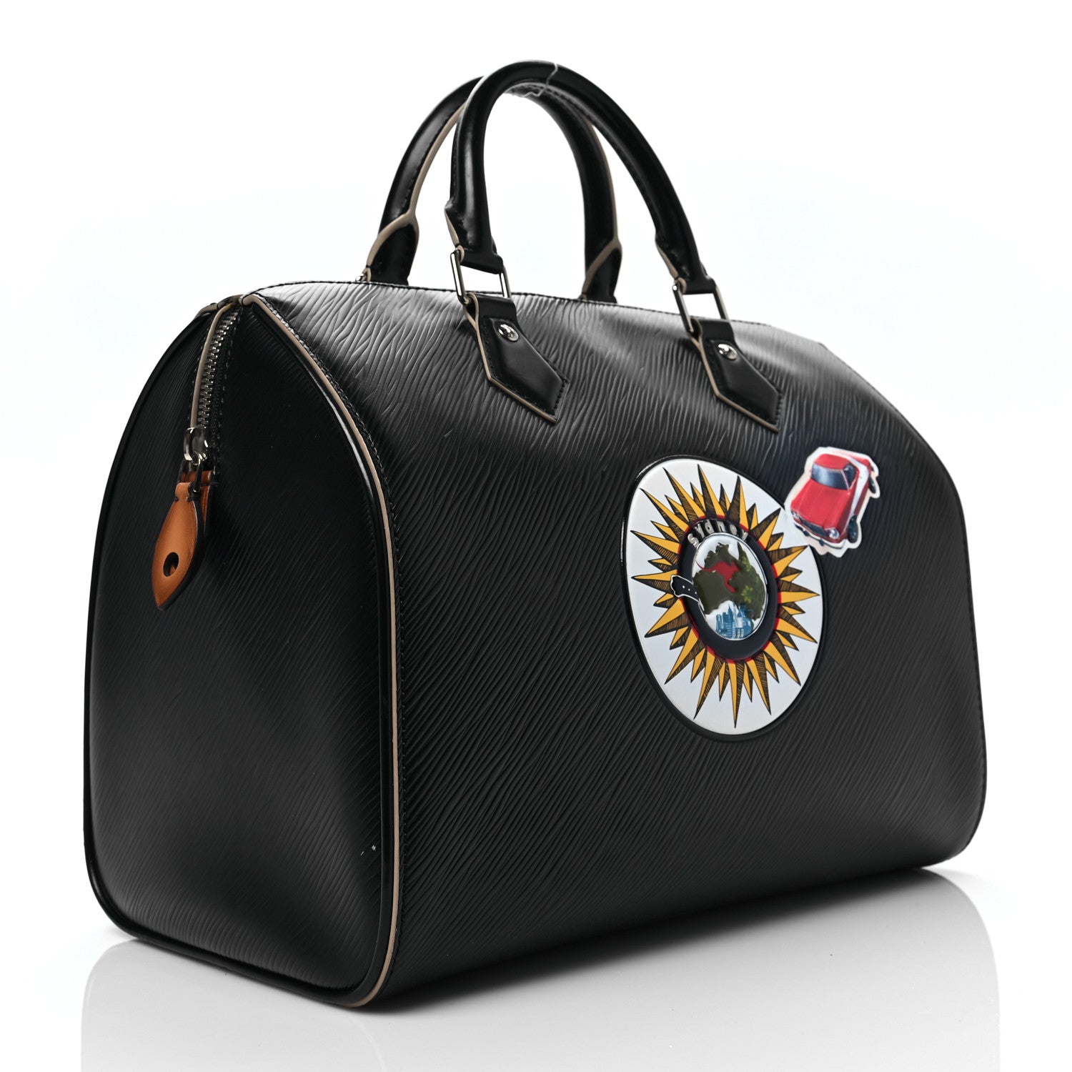 Louis Vuitton Epi World Tour Speedy 30 Black 2 of 6