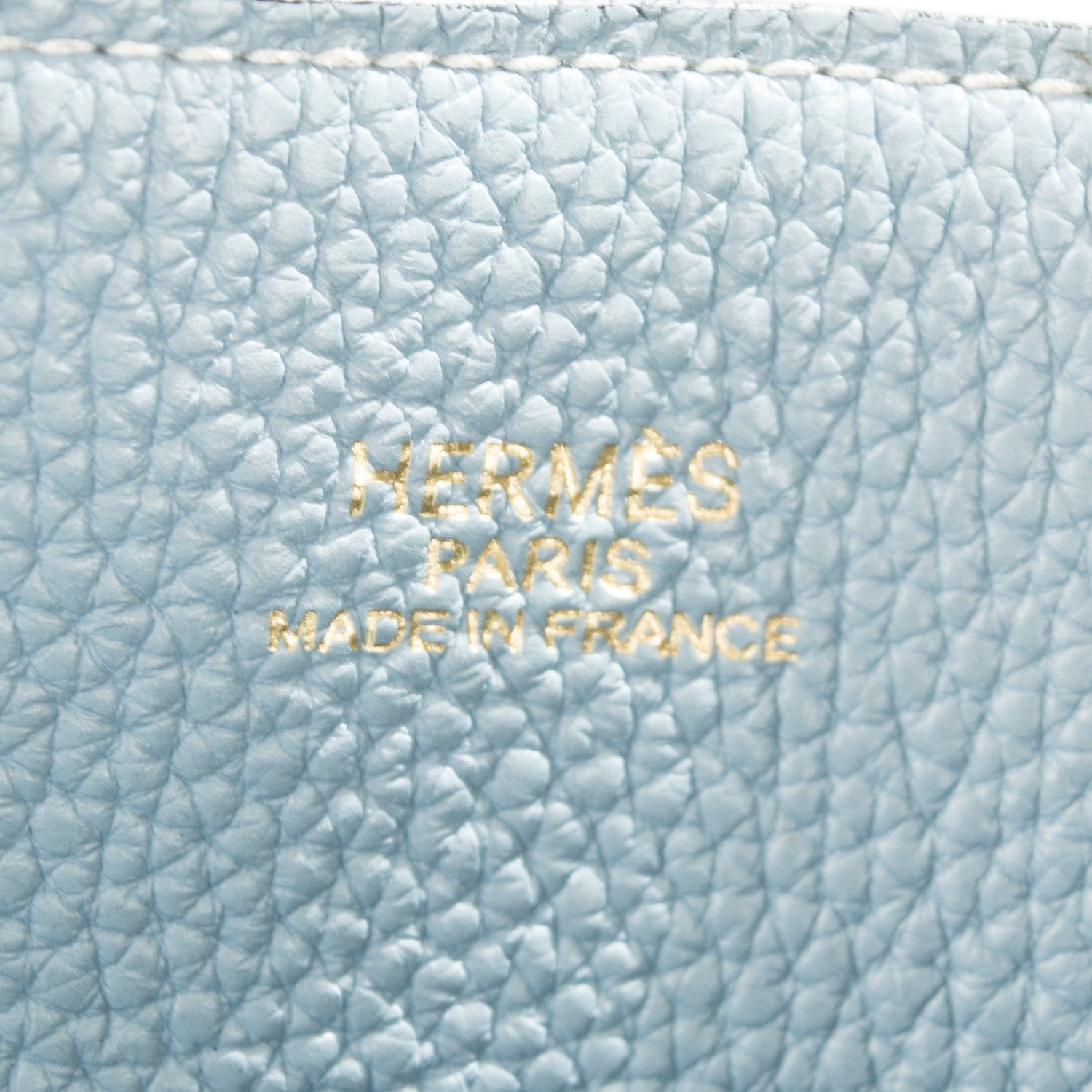 Hermes Taurillon Clemence Double Sens 36 Reversible Tote Bleu Lin Bleu Obscur 6 of 10