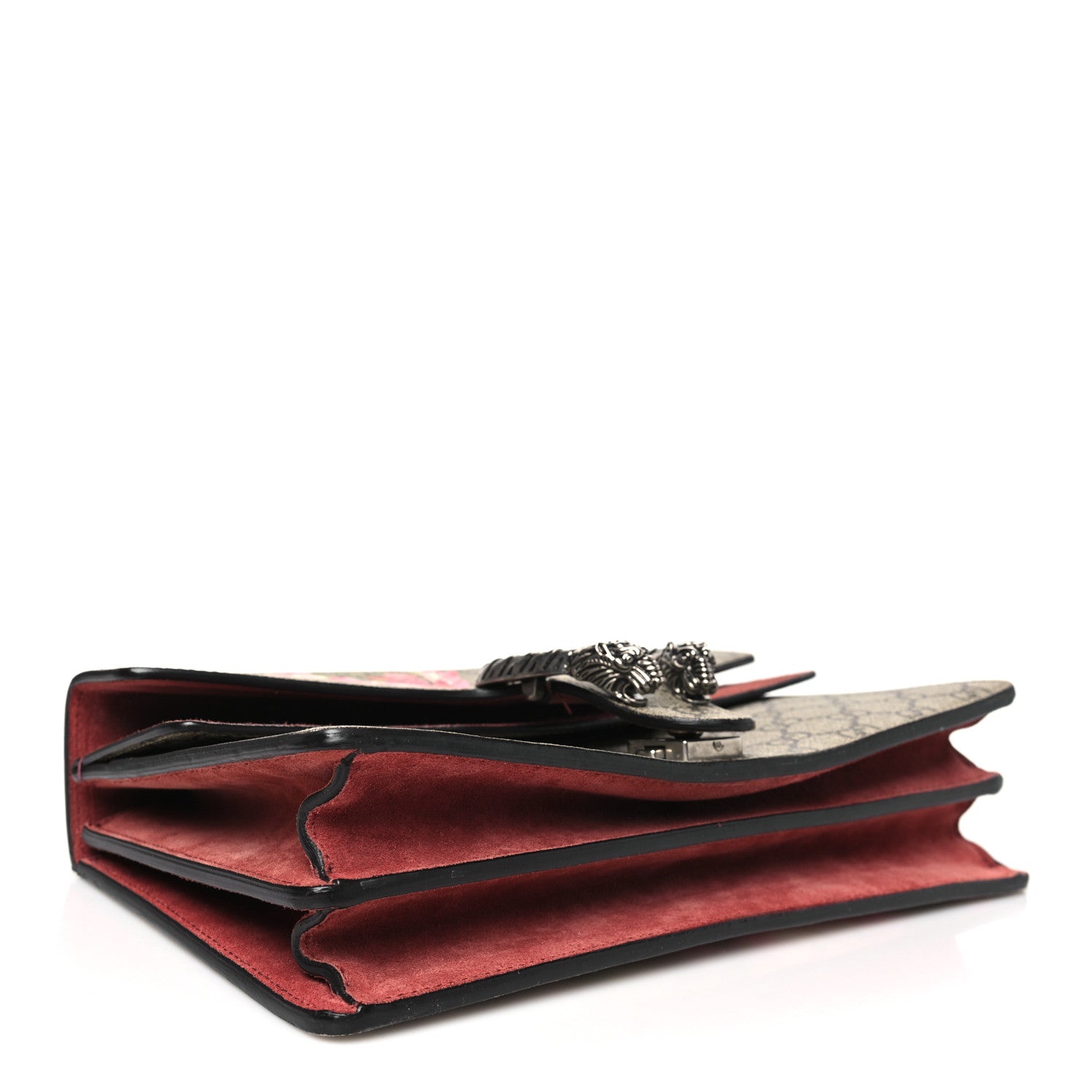 Gucci GG Supreme Monogram Blooms Small Dionysus Shoulder Bag Beige Multicolor Dry Rose 4 of 10