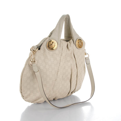 Gucci Guccissima Medium Hysteria Top Handle Bag Off White 3 of 7
