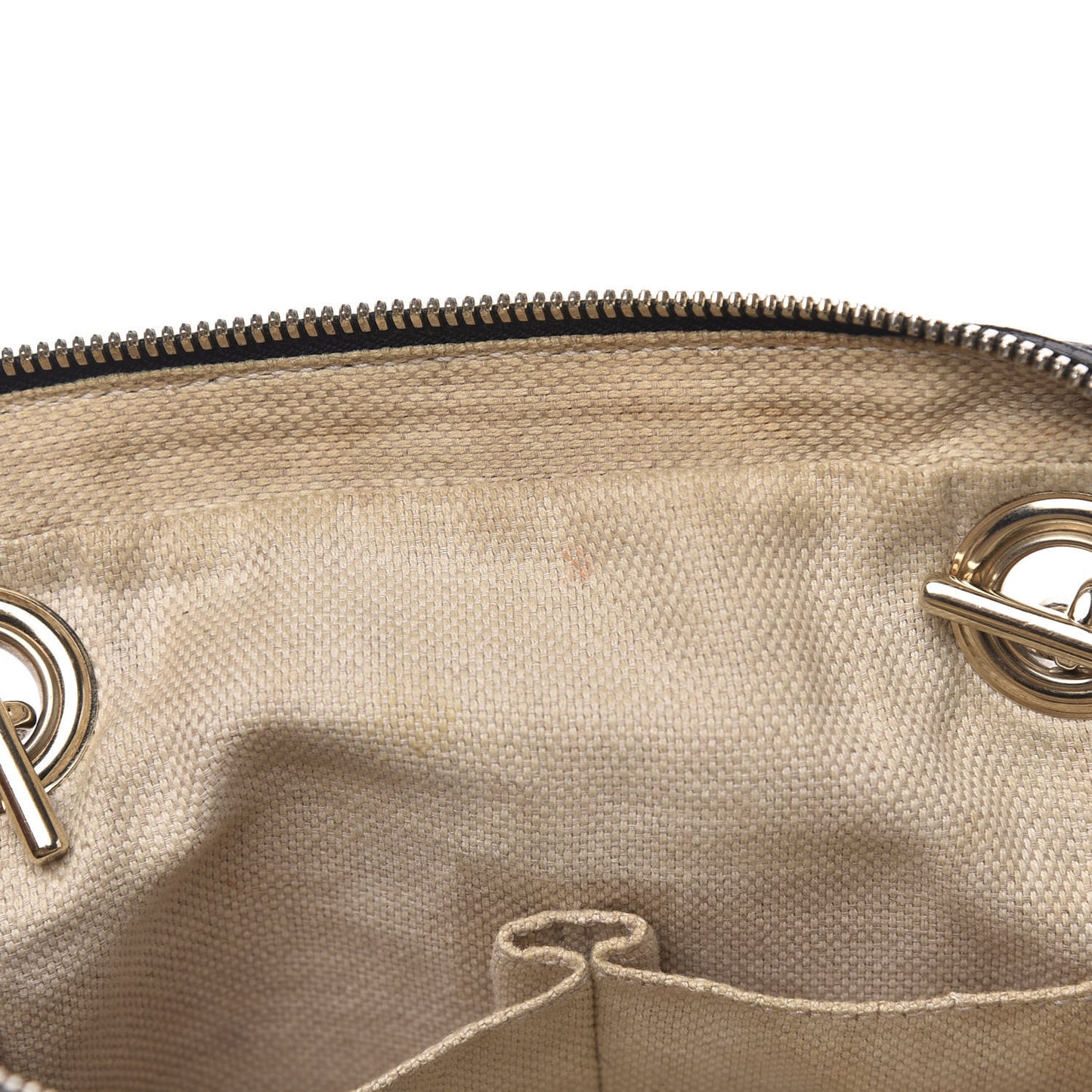 Pebbled Calfskin Small Soho Bowler Black