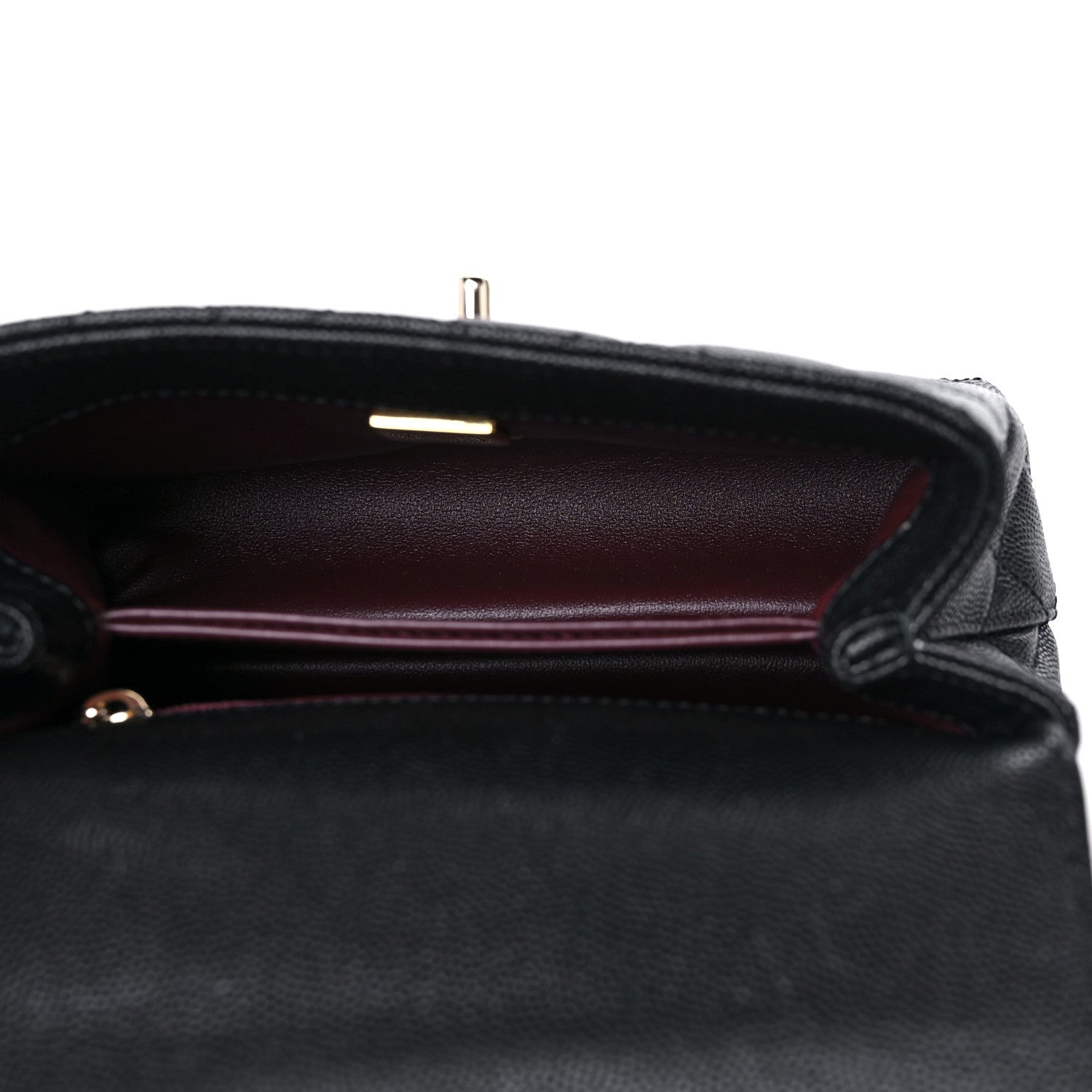 Chanel Caviar Quilted Extra Mini Coco Handle Flap Black 5 of 10