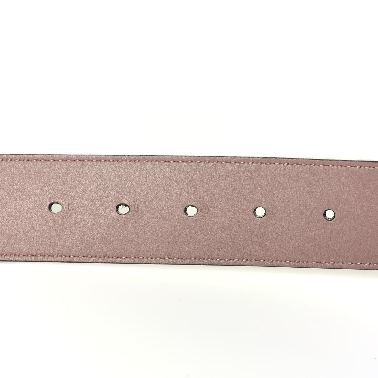 Calfskin Double G 40mm Belt 115 46 Porcelain Rose