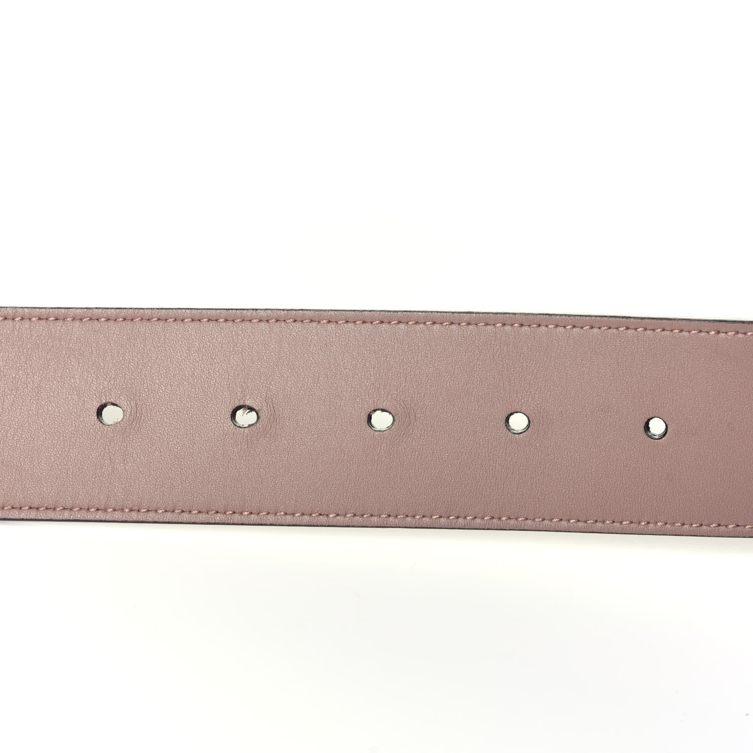 Gucci Calfskin Double G 40mm Belt 115 46 Porcelain Rose 5 of 7