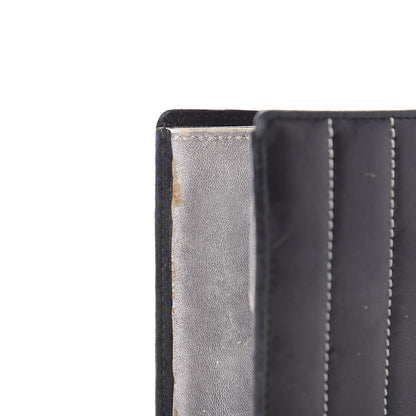 Chanel Lambskin Vertical Quilted Mademoiselle Bi-Fold Wallet Black 11 of 11