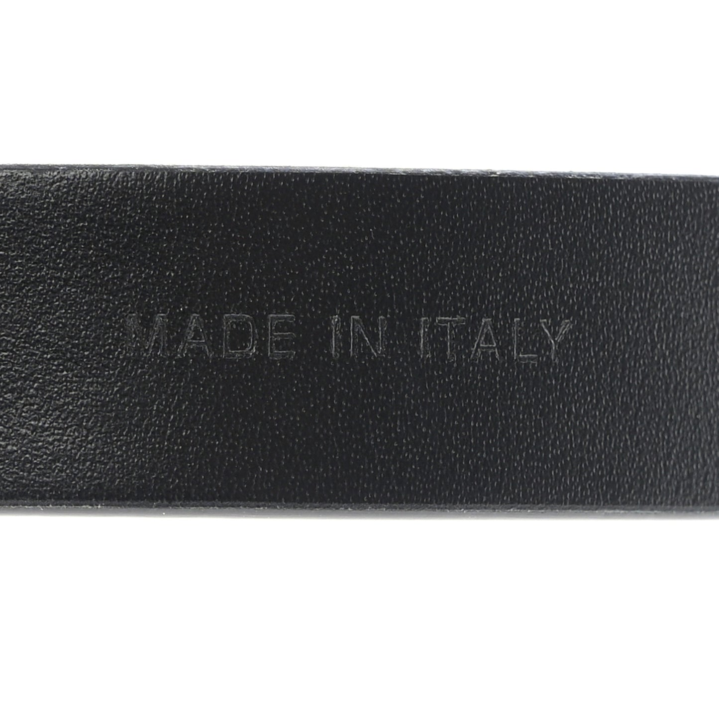 Calfskin Saddle Belt 80 Black